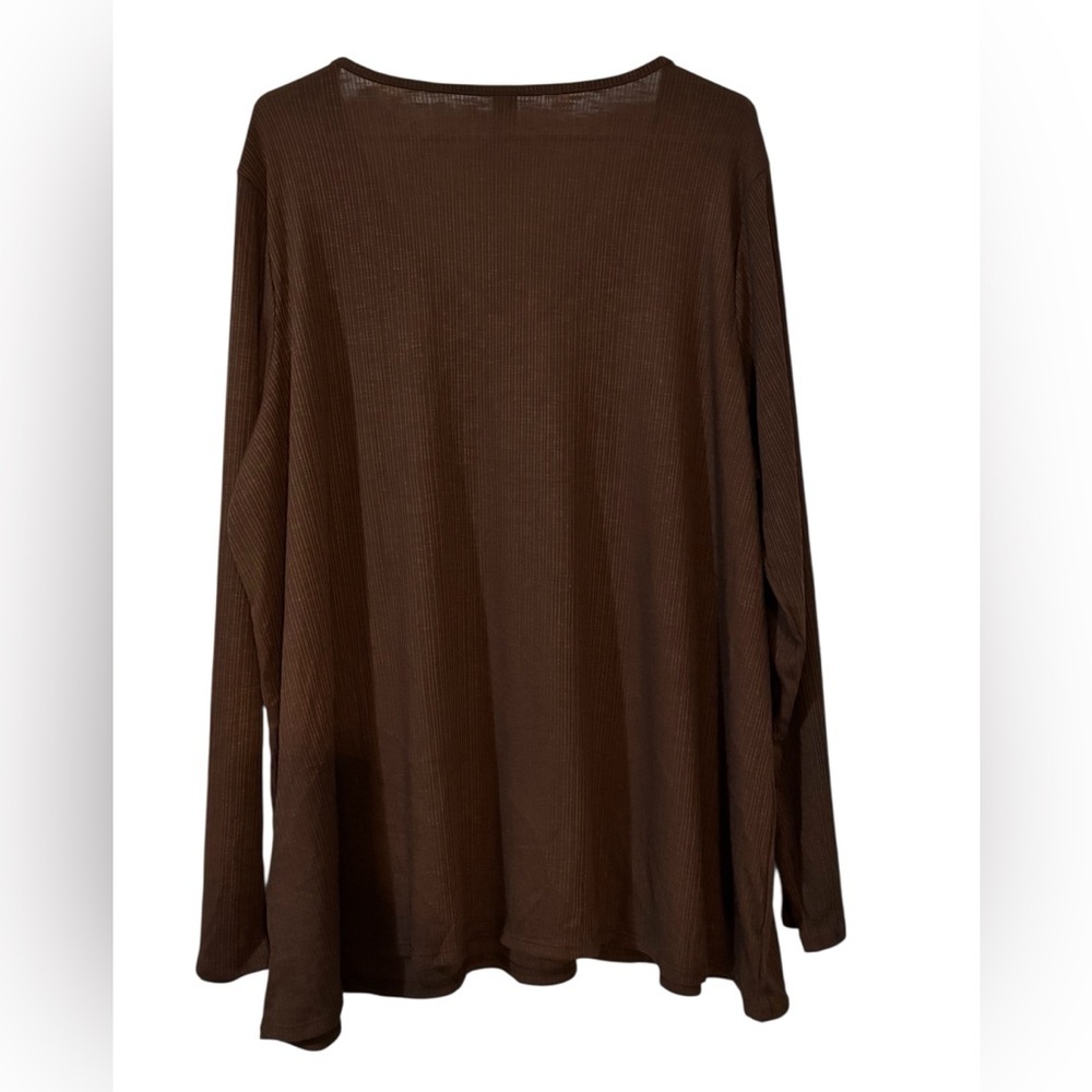Old Navy Luxe Brown Knit Top - Picture 2 of 4